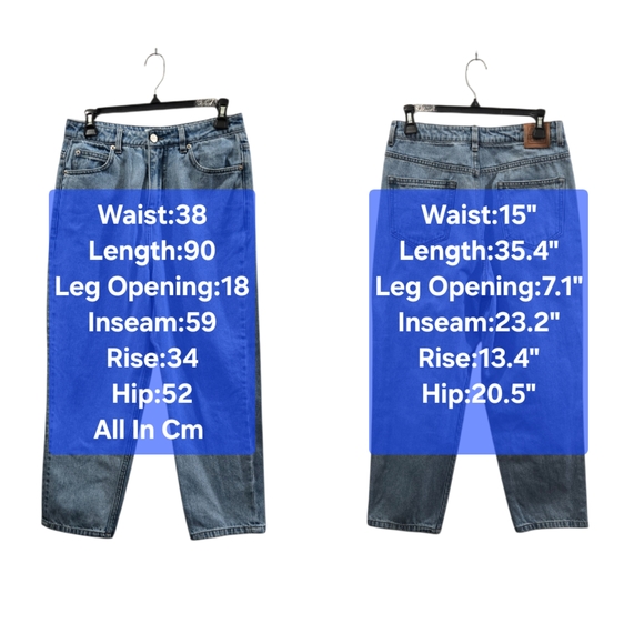 Toteme Toury Classic Cut High-Rise Tapered Cropped Jeans - Light Wash Size 27 - Picture 2 of 9